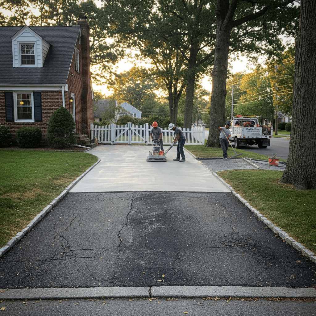 concrete driveways brookline ma