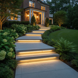 concrete walkway brookline ma