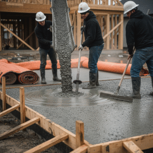 pouring concrete brookline ma