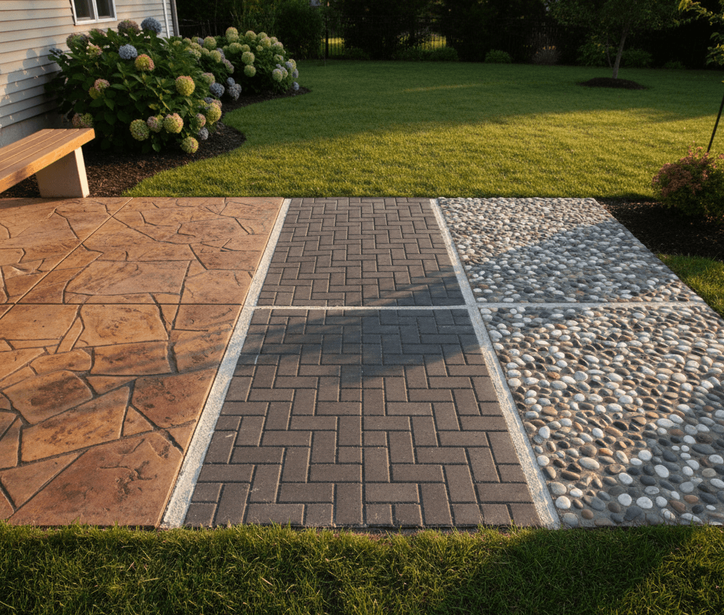 stamped concrete brookline ma