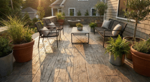 stamped concrete patio brookline ma